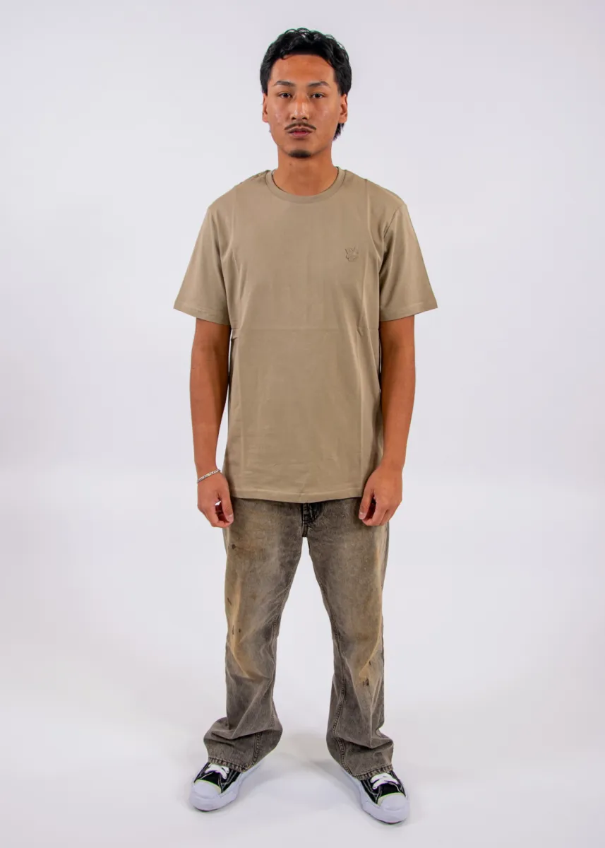 Lyle & Scott Superfine T-Shirt Y272 4 Lyle & Scott ts2255tont y272 hazel beige