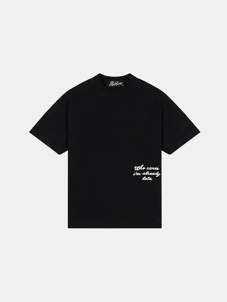 Malelions Already Late T-Shirt 1 Malelions already late t-shirt black