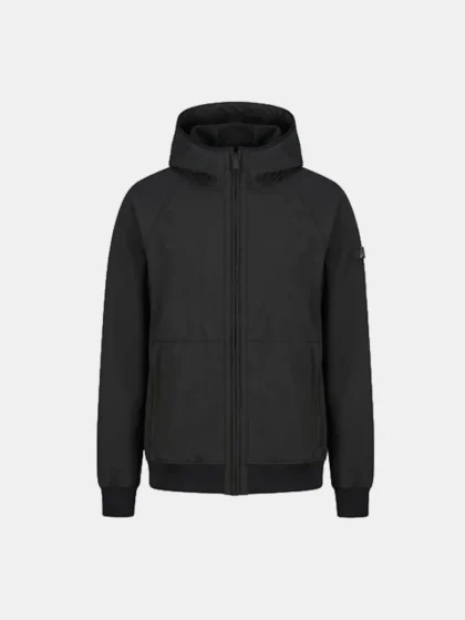 Malelions bonded softshell jacket black