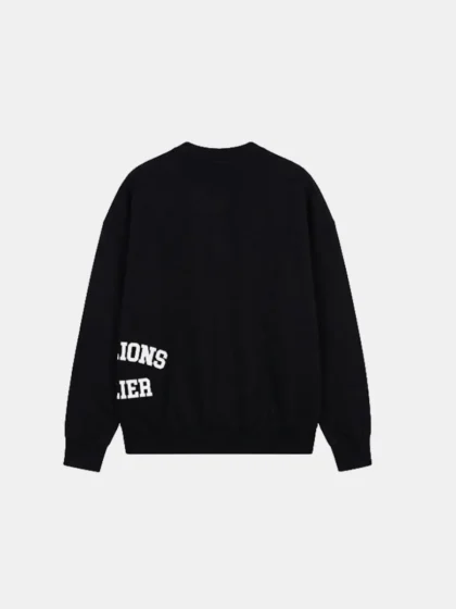 Malelions knitted atelier sweater black