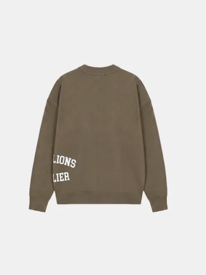 Malelions knitted atelier sweater stone grey