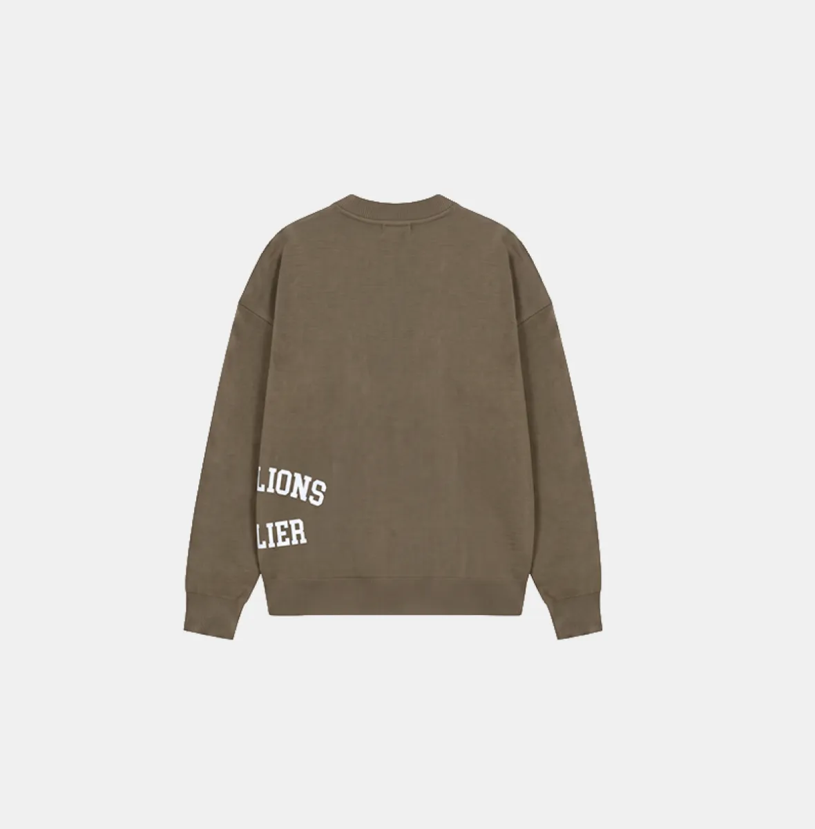 Malelions Knitted Atelier Sweater 2 Malelions knitted atelier sweater stone grey