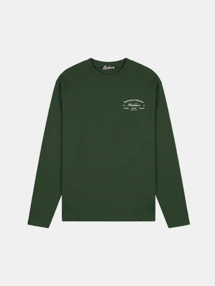 Malelions marina longsleeve t-shirt racing green