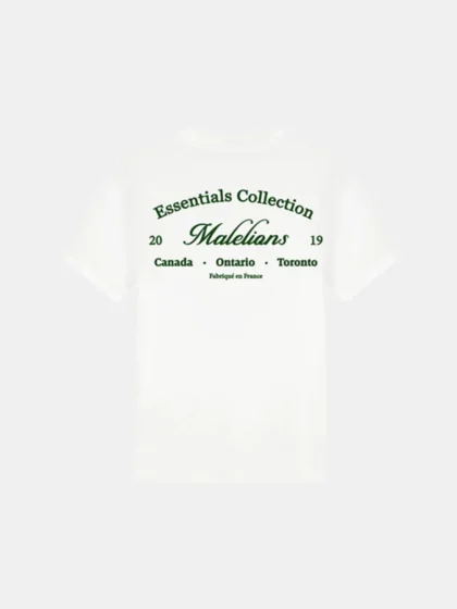 Malelions marina t-shirt white