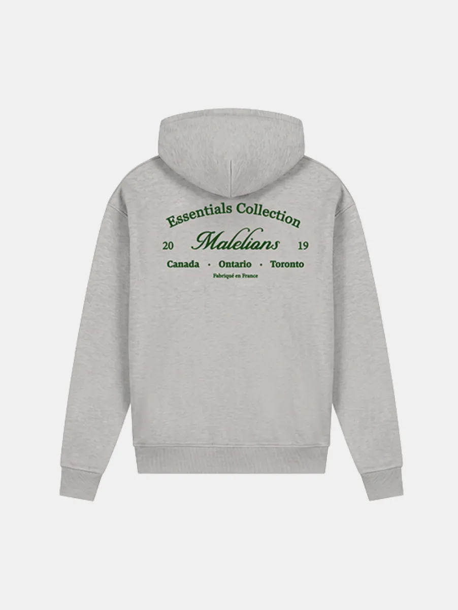 Malelions Marina Zip Hoodie 2 Malelions marina zip hoodie grey melange