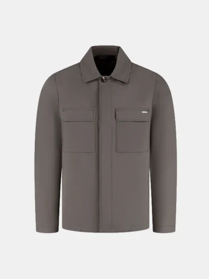 Malelions premium blend overshirt dark olive