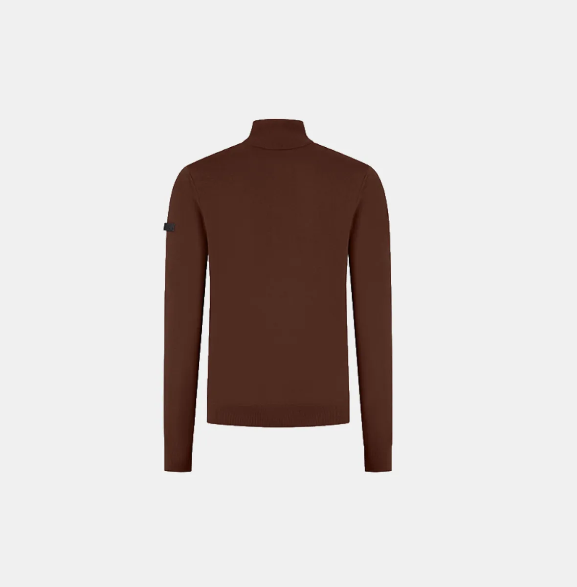 Malelions Premium Knitted Quarter Zip 2 Malelions premium knitted quarter zip brown