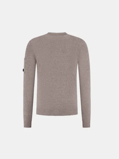 Malelions premium soft knitted pocket sw ash grey