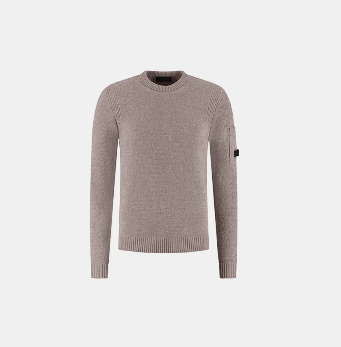 Malelions Premium Soft Knitted Pocket Sweater 1 Malelions premium soft knitted pocket sw ash grey