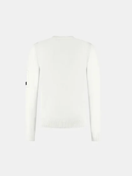Malelions premium soft knitted pocket sw off-white
