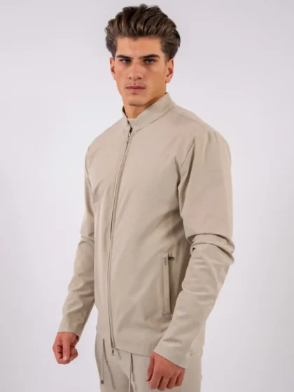 Malelions premium tech jacket almond