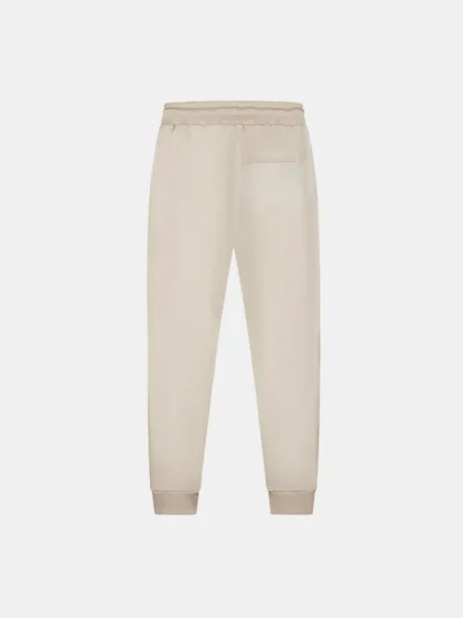 Malelions striped signature sweatpants almond