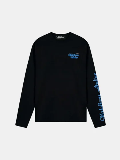 Malelions university longsleeve t-shirt black
