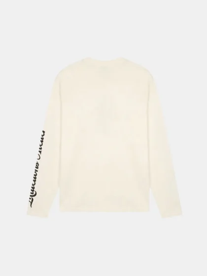 Malelions university longsleeve t-shirt off-white