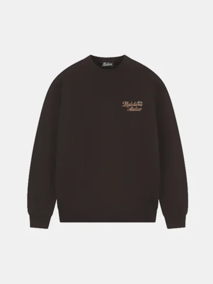 Malelions university sweater brown