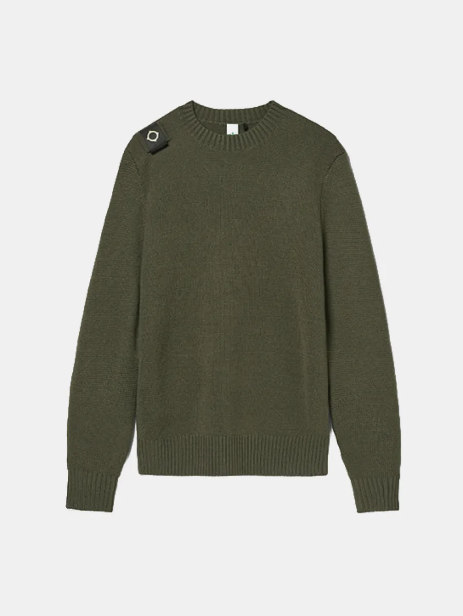 Ma.Strum Oka Crew Sweater 1 Ma.Strum mas5355 m335 bronze green
