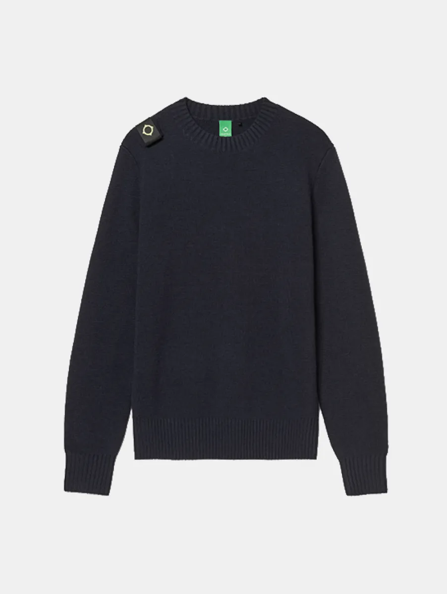 Ma.Strum Oka Crew Sweater 1 Ma.Strum mas5355 m403 dark navy