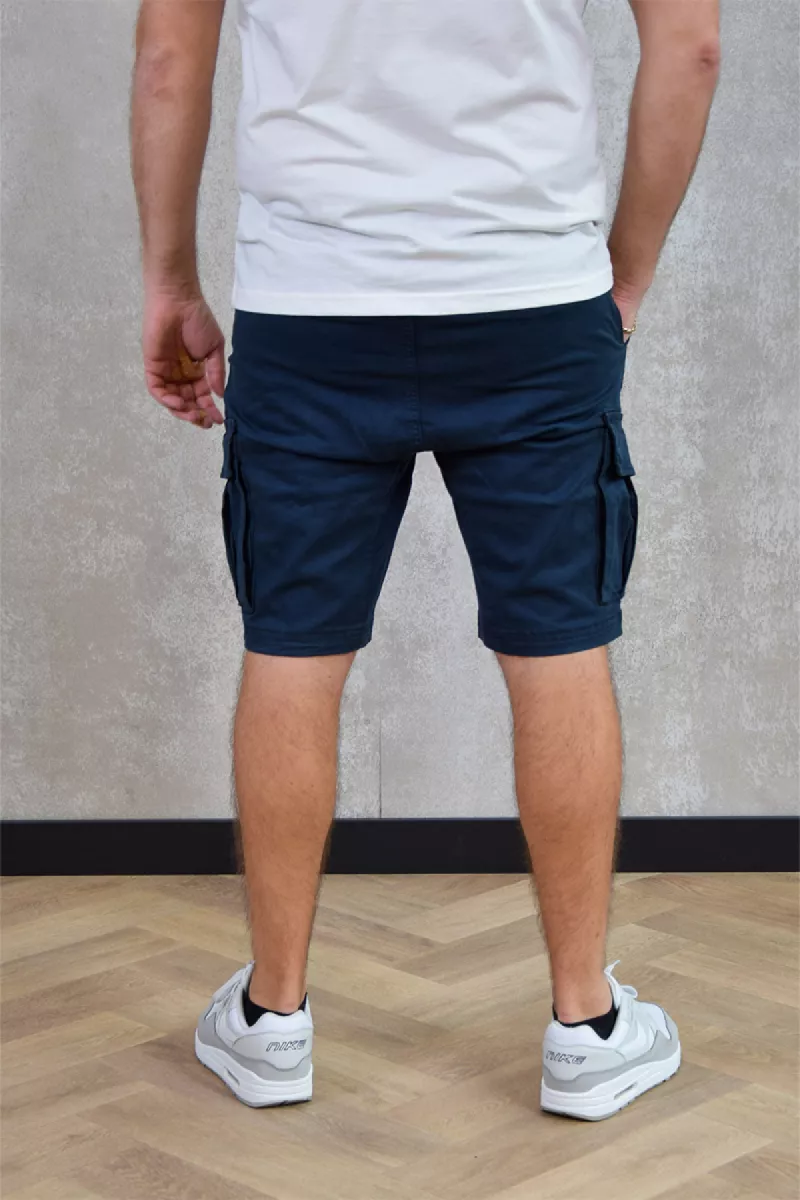 Pure Path Garment Dye Cargo Short 3 Pure Path 24010508 07 navy