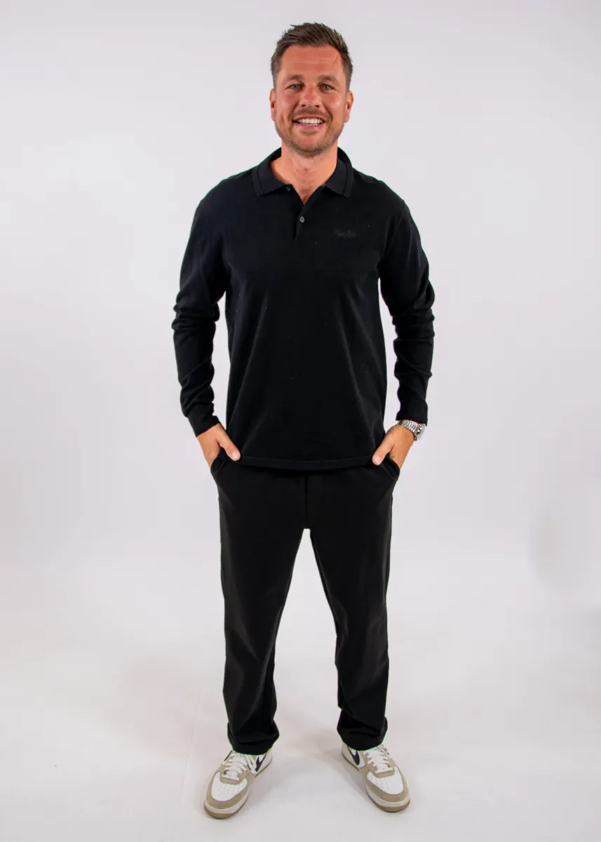 Pure Path Light Weight Knit Polo 6 Pure Path 26030801 02 black