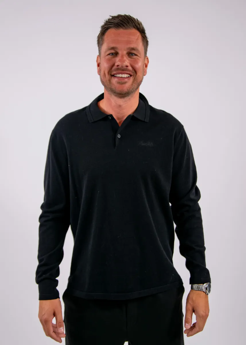 Pure Path Light Weight Knit Polo 3 Pure Path 26030801 02 black