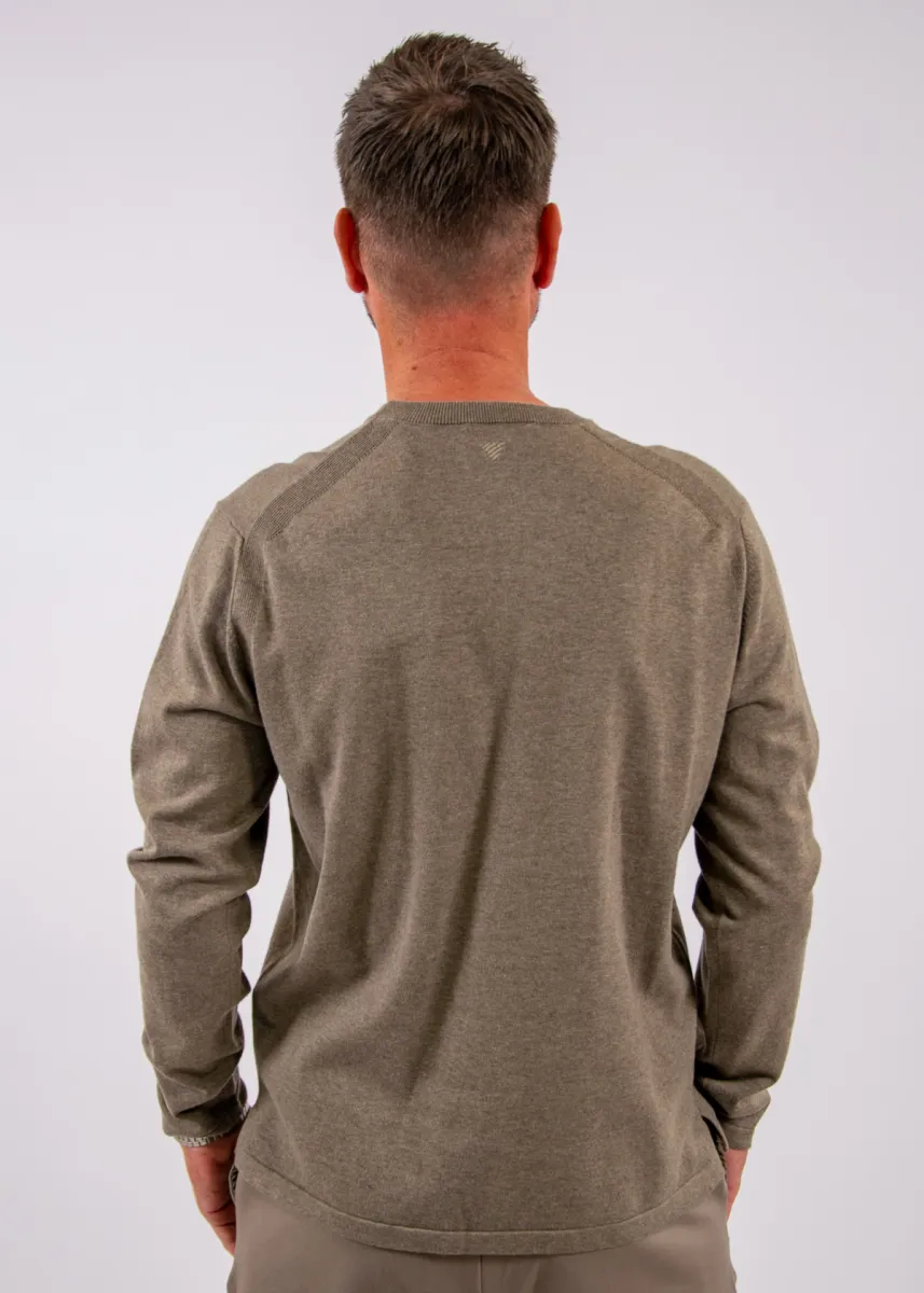 Pure Path Light Weight Knit Sweater 5 Pure Path 26030802 75 taupe melange